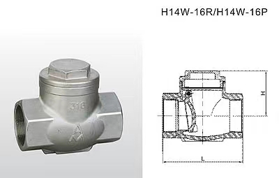 福州H14W-16P不銹鋼止回閥